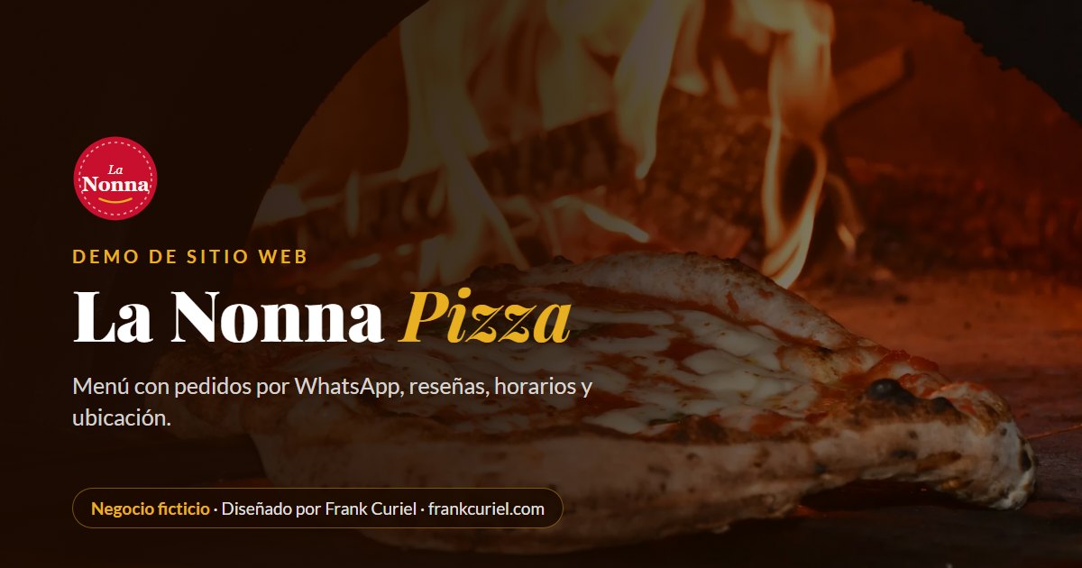 Vista previa de la demo La Nonna Pizza